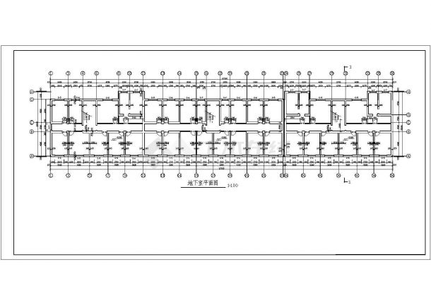 某地区多层住宅楼建筑全套方案设计施工CAD图纸-图二