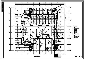 某市地上三层菜场电气施工cad图(含照明，消防报警系统设计)-图一