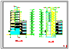 八层办公楼建筑设计CAD施工图_图1