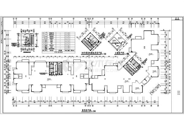 电气设计_某小区电气施工CAD图-图二