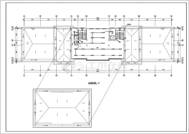 某4057㎡厂区五层办公楼电气施工CAD图纸-图一