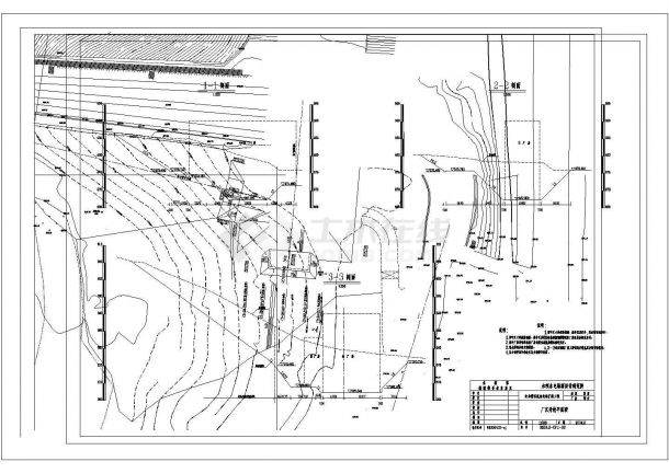 厂房设计_某水电站厂房技施阶段设计cad全套施工图纸（甲级院设计）-图一