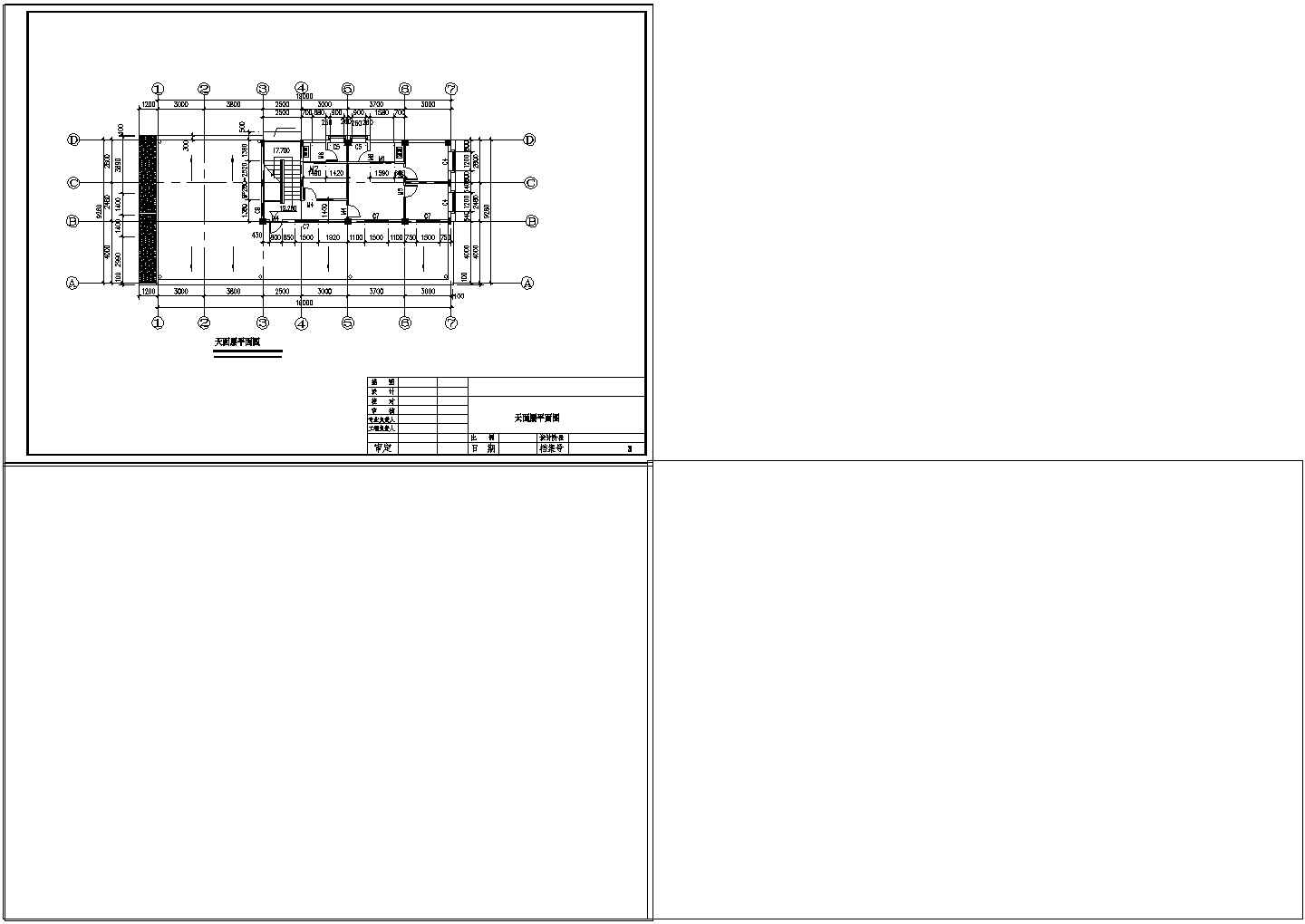 多种出租屋建筑设计全套CAD施工图纸