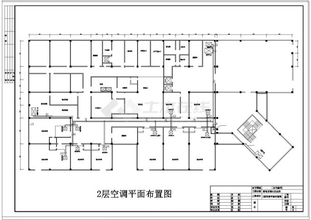 青岛百富山庄会所整套空调设计cad施工方案图-图一