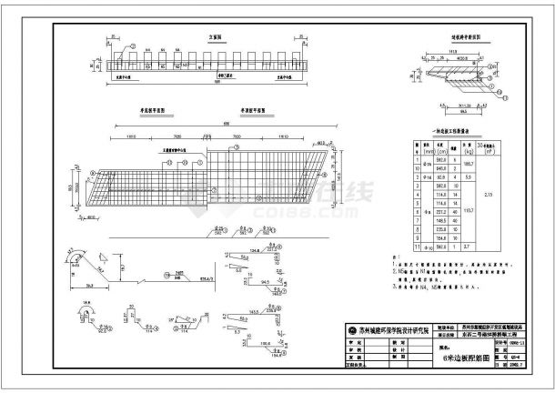 华邦涂料公司桥梁工程设计cad全套施工图（含设计说明）-图二