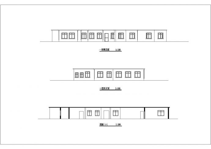 某地区经典会馆建筑方案设计施工CAD图纸_图1