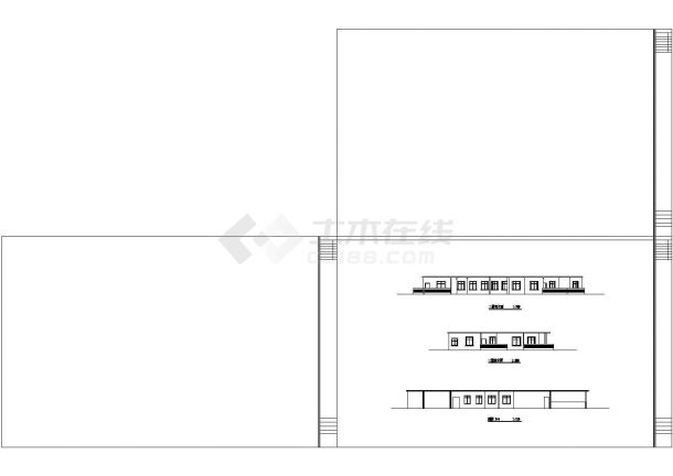 某地区经典会馆建筑方案设计施工CAD图纸-图二