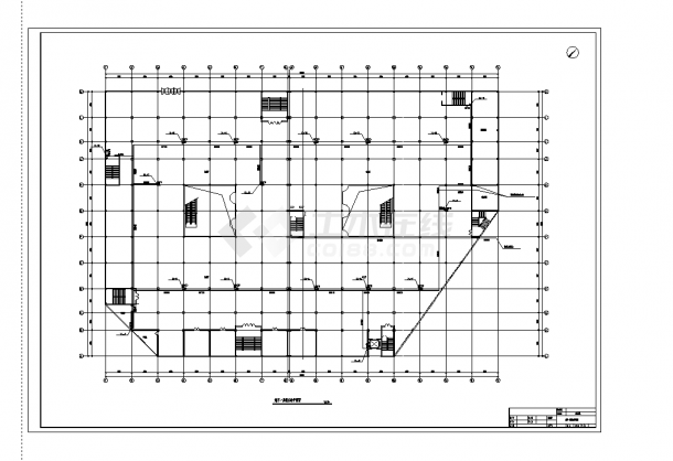 福建某双层商业中心建筑空调系统设计施工cad图纸-图二