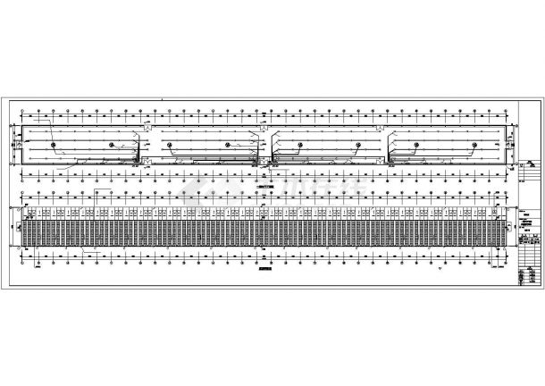 12米X150温室大棚结构及电器图纸CAD设计施工图纸-图二