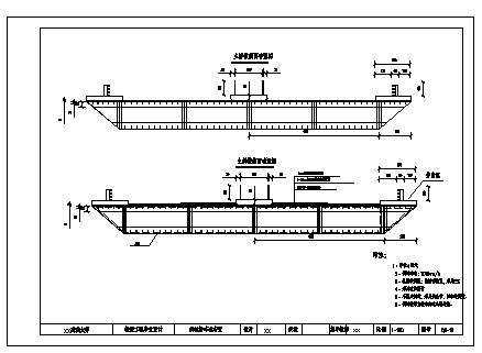 土木工程毕业设计_五套四车道连续桥梁毕业设计cad图(含计算书)_图1