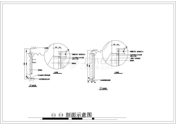  [Changshu] Full decoration CAD construction drawing of a new clothing store in a clothing city - Figure 1