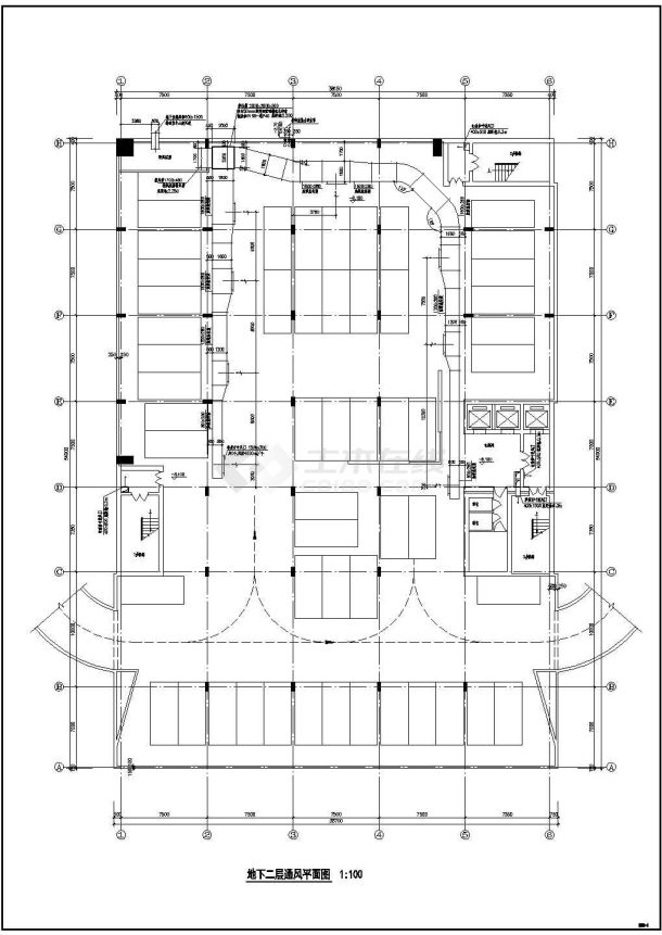 某市多层办公大楼空调系统设计cad全套施工图（含设计说明）-图一