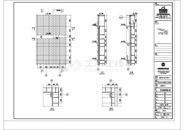 某地区高新技术产业园研发楼建筑建筑方案设计施工CAD图纸-图二