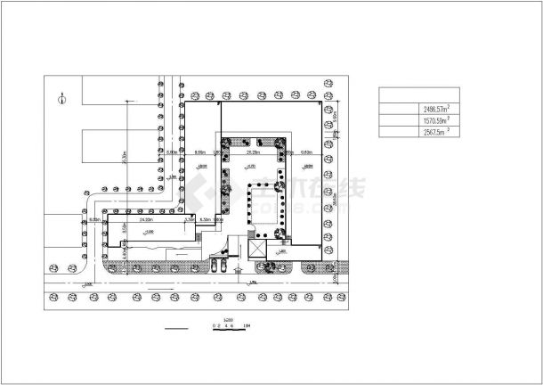 11班 2层2567.5平米幼儿园建筑施工图-图一