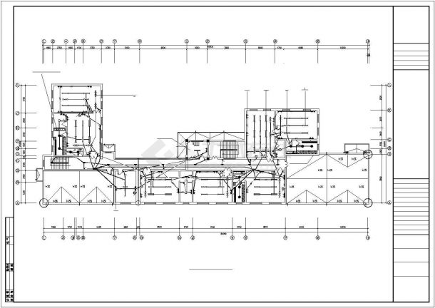 二层幼儿园砖混结构设计建筑施工cad图，共四张-图二