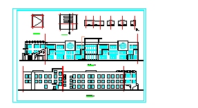 嘉峪关某三层幼儿园建筑设计施工CAD图，含设计说明-图一