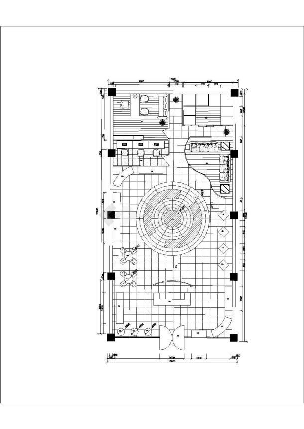 某地区SONY专卖店装饰设计cad全套施工图-图二