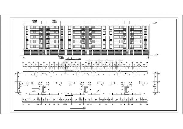红塔区水利小区住宅施工图，含设计说明-图一