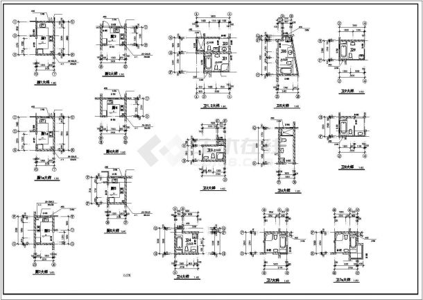 某高层住宅楼施工图(整套cad设计图纸)-图一