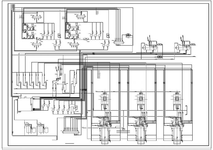 某地蒸气锅炉详细cad施工设计图纸_图1