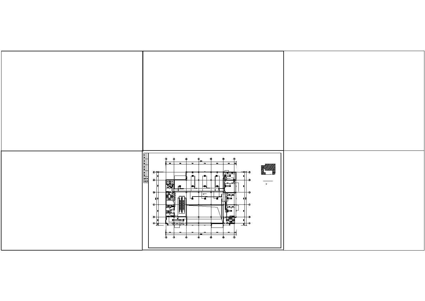 办公楼设计_整套办公楼VRV空调系统设计cad施工图纸