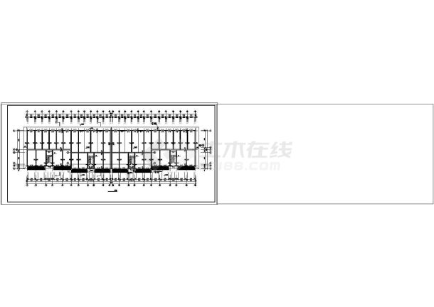 某2栋多层住宅楼建筑cad设计施工方案图-图二