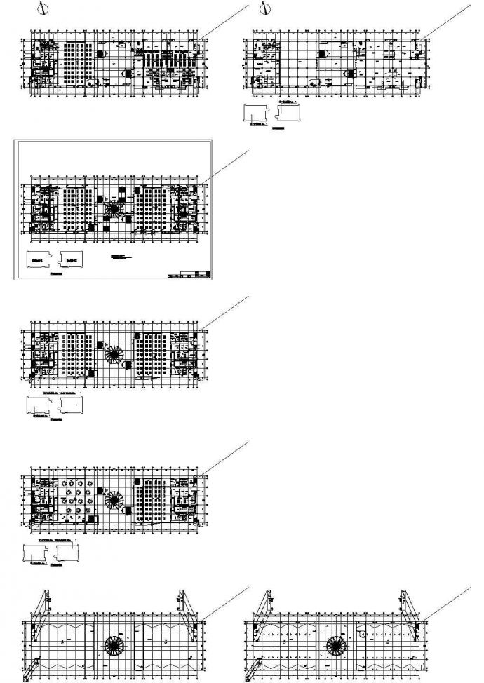 常州市某高等学院4层框架结构学生食堂内部给排水系统设计CAD图纸_图1