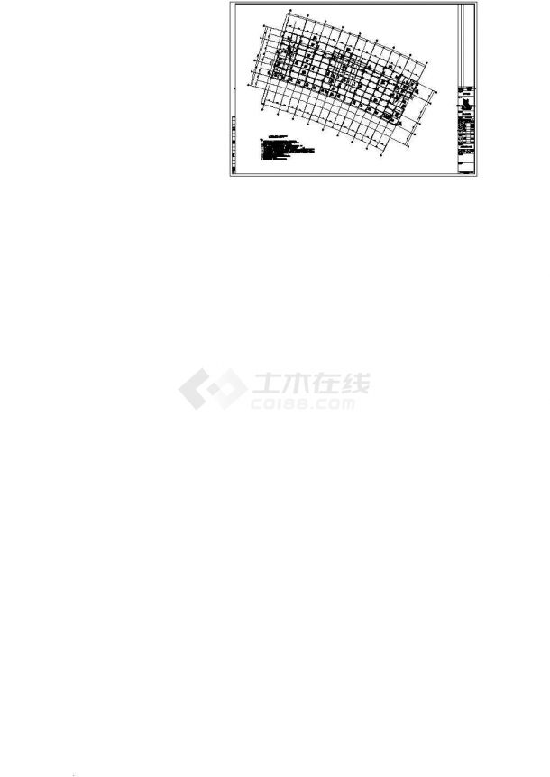 上海政务综合服务中心科技馆全套施工cad图-图二