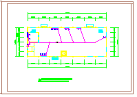 标准客房卫生间装修设计CAD图纸-图二