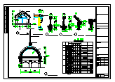 某地三层别墅建筑设计CAD图纸-图一