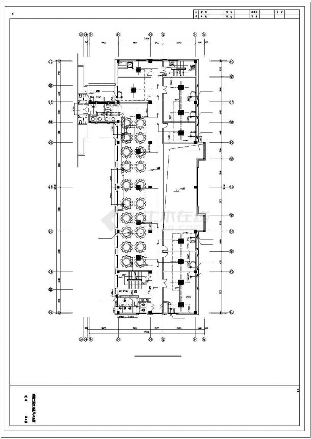[江西]中低层通信办公楼多联机空调及通风排烟设计施工CAD图-图二