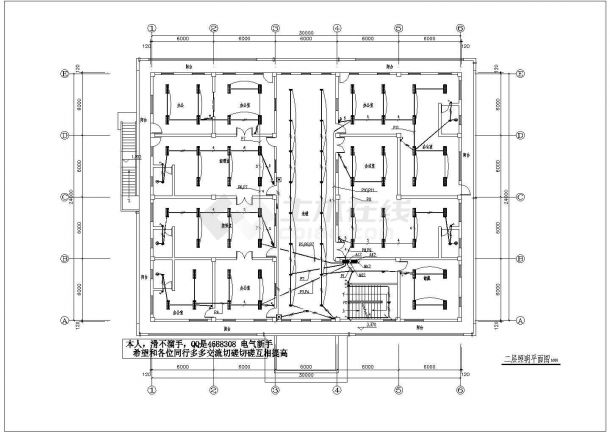 电气设计_某地区大楼电气设计方案CAD图-图二