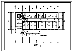 某四层办公楼全套电气施工cad图(含强弱电设计)-图二