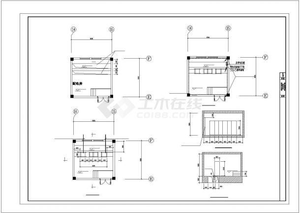 五层办公楼电气设计方案CAD施工图-图二