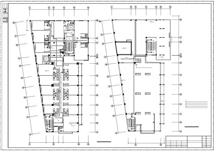 某地区8层酒店cad建筑设计全套施工图纸_图1