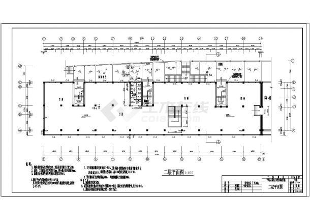 [上海]整套某商住楼建筑设计cad施工图-图一