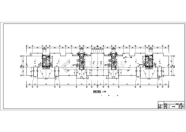 某13层公寓建筑设计施工cad方案图纸-图一