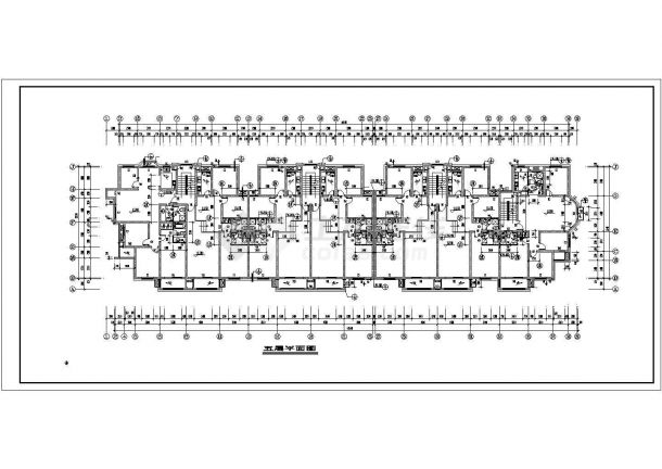 多层住宅楼施工cad图纸（含设计说明）-图二