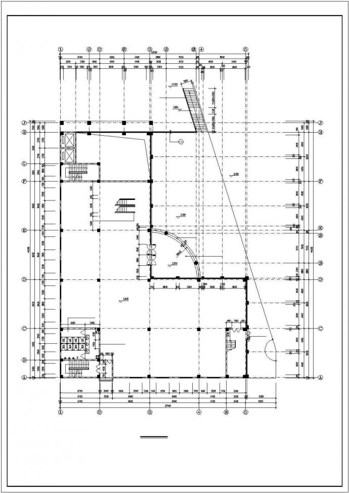 某十层酒店建筑设计方案图_图1