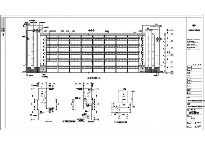 厂房设计_建筑厂房楼梯间CAD平面图_图1