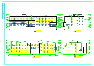 某县级市独立门诊楼cad建筑方案设计图-图二