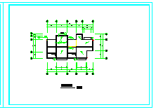 两层带阁楼别墅建筑cad设计方案图-图二