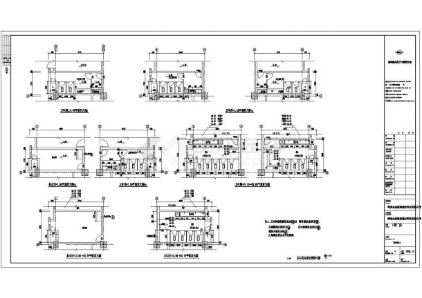 厂房设计_厂房CAD平立面图-图二