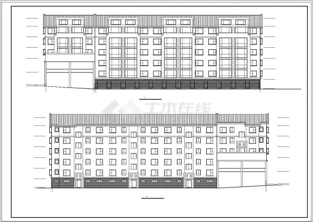 经典住宅小区规划及住宅楼设计cad施工图-图二