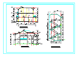 某三层独栋别墅建筑施工设计图纸-图二