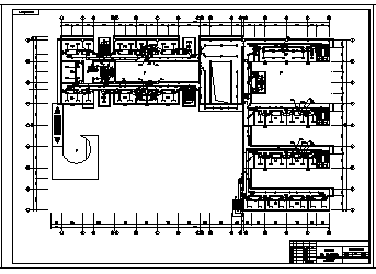 某五层单位办公楼电气施工cad图(含配电，弱电，照明设计)-图一