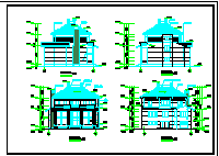 三层私人别墅建筑设计施工图纸_图1