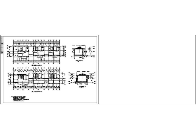 某花苑新村小区住宅CAD建筑设计施工图纸_图1