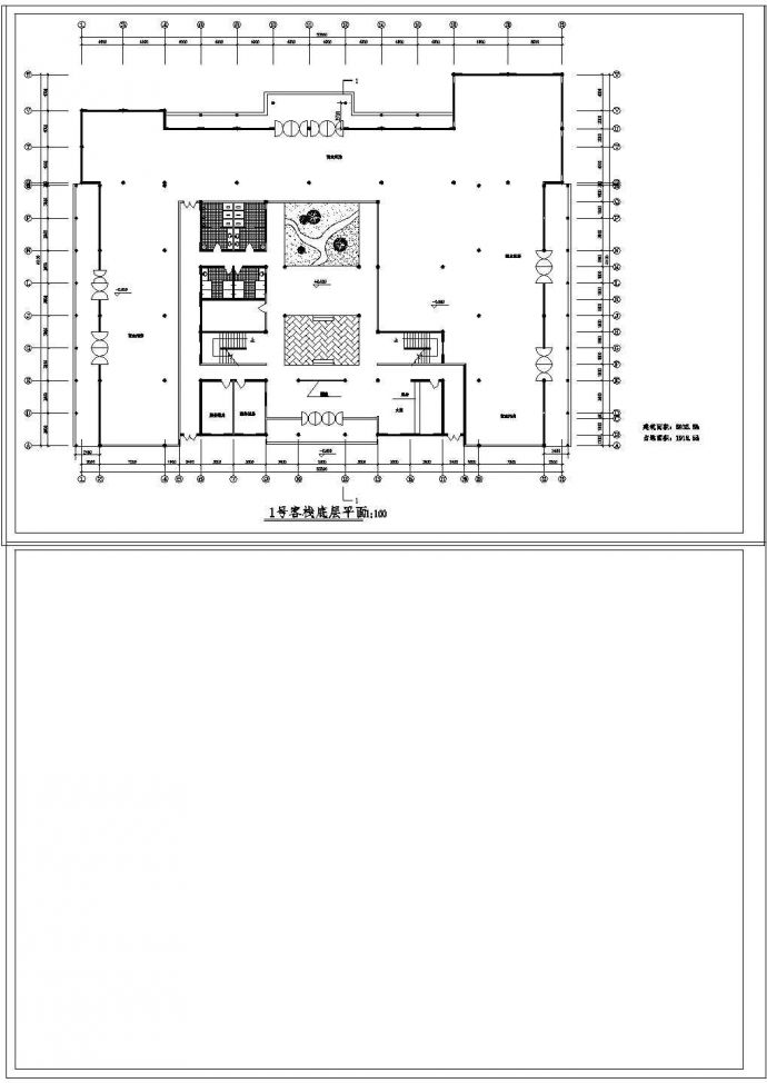 某民居式旅店建筑全套CAD设计图纸_图1