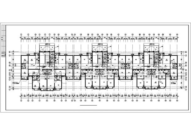 重庆市某居住区28层框架结构住宅楼给排水系统设计CAD图纸（2套方案）-图二